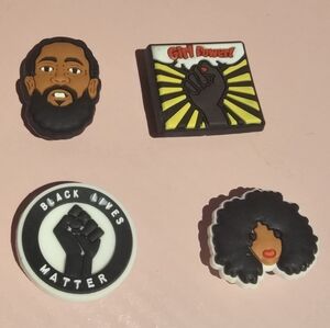 Black Lives Matter Shoe Charms Set